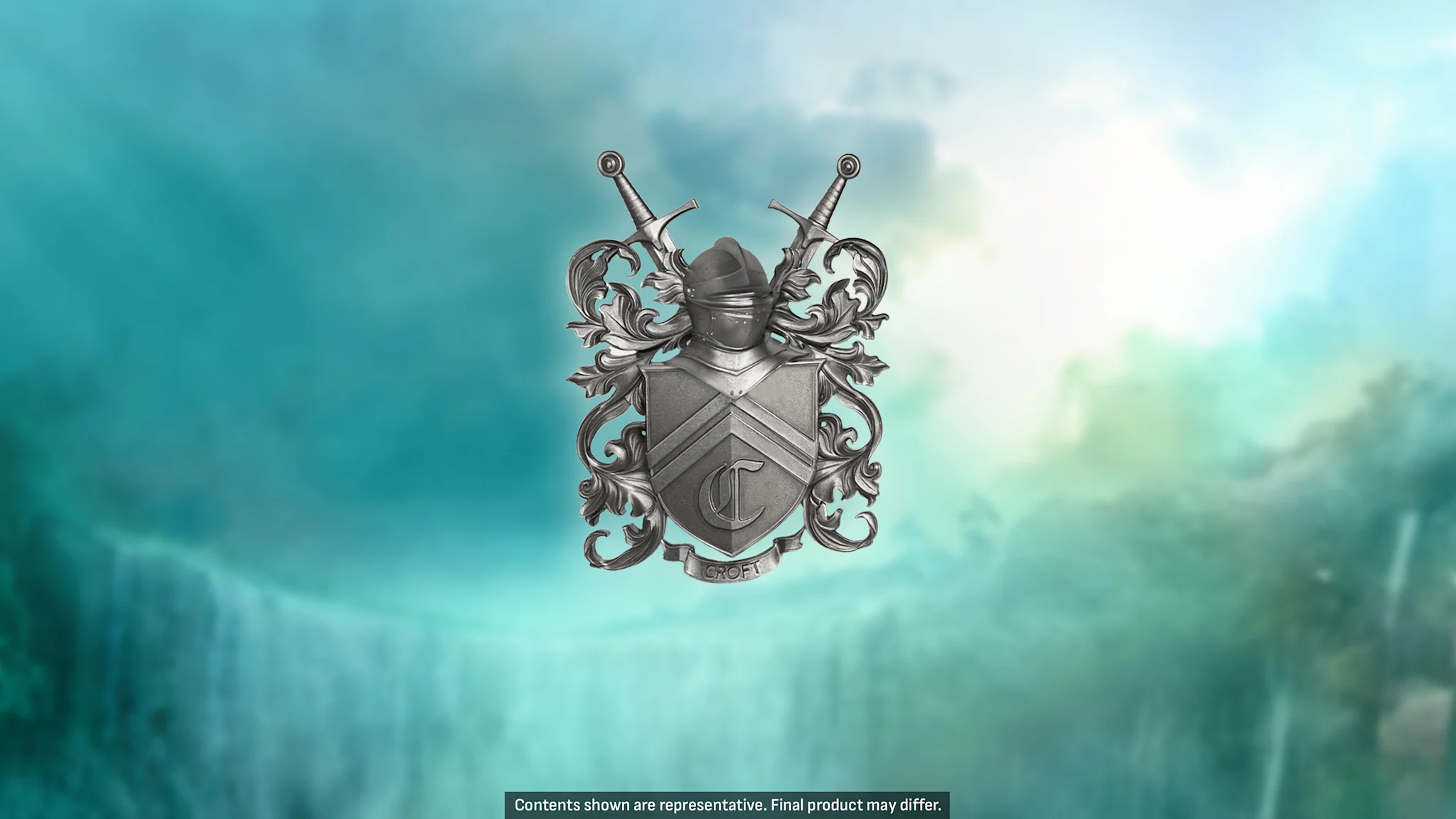 Official Tomb Raider Collector Edition Croft Signet Pin image