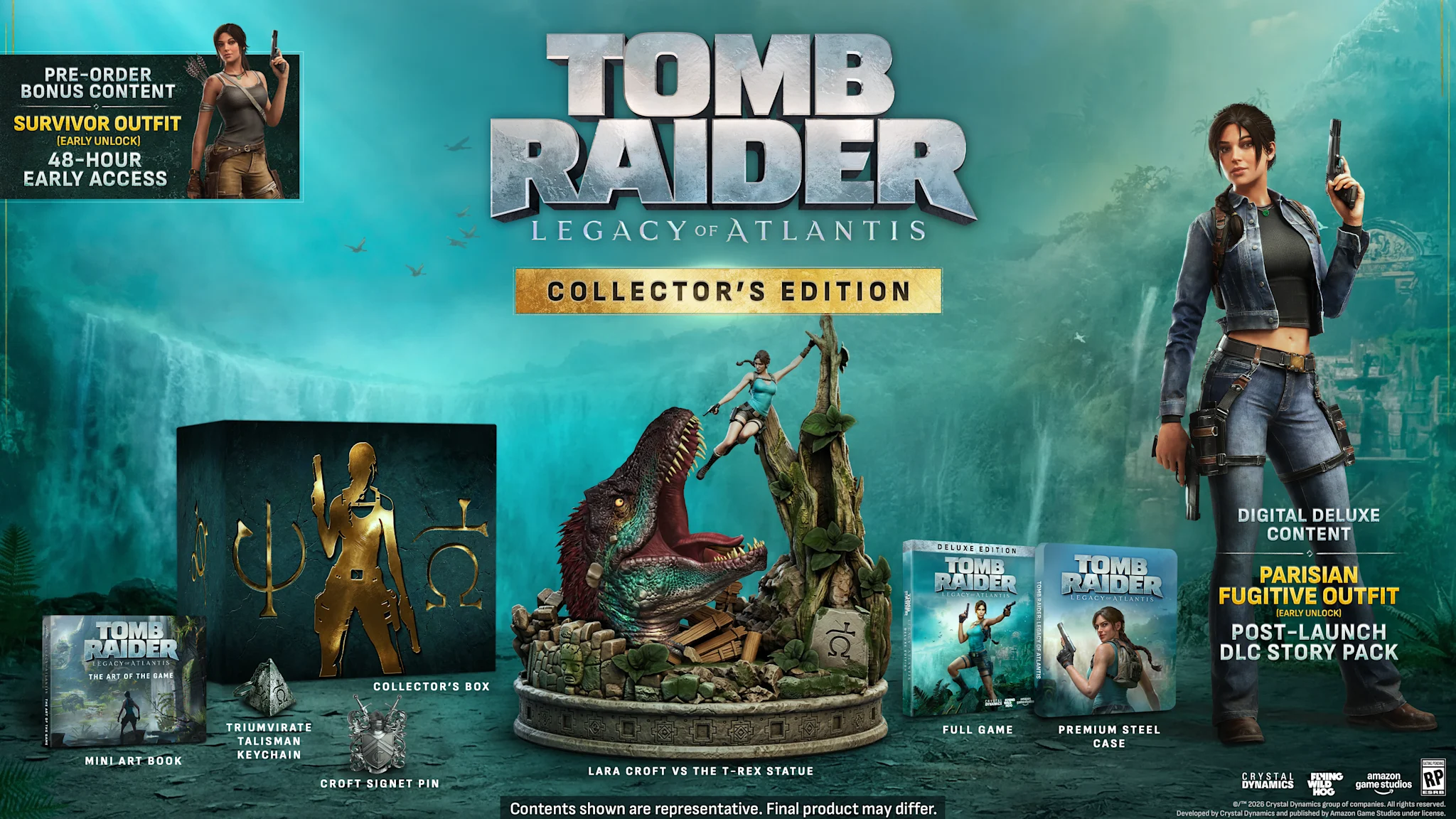 Official Tomb Raider: Legacy of Atlantis Collector Edition artwork