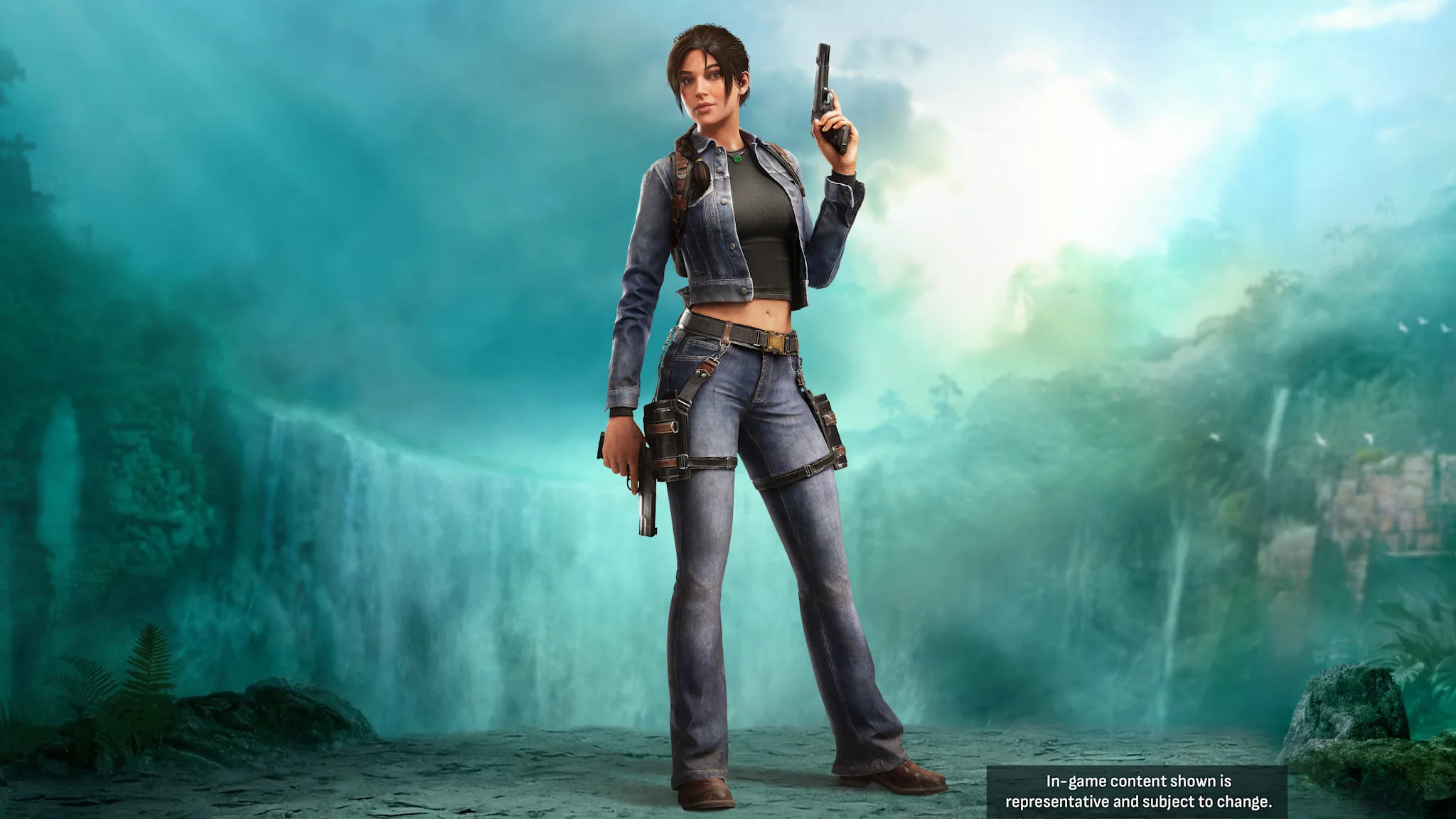 Official Tomb Raider Parisian Fugitive Outfit artwork