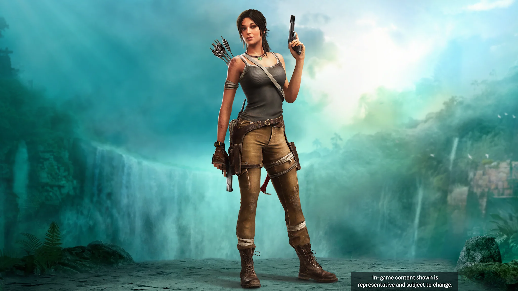 Official Tomb Raider Survivor Outfit pre-order bonus artwork